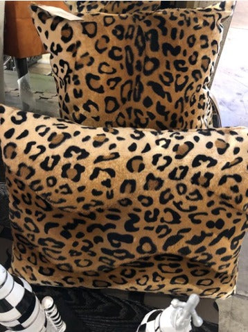 Cojín Leopardo cuadrado