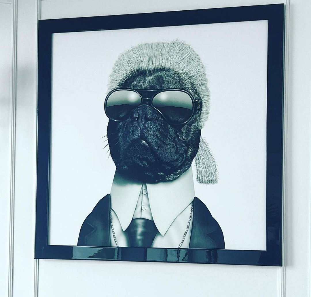 Cuadro Glasses dog