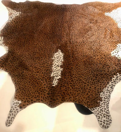 Tapete de Vaca diseño Leopardo